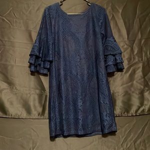 Navy long sleeve dress